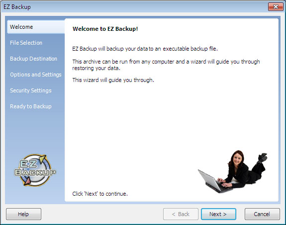Click to view EZ Backup AIM Premium 6.32 screenshot